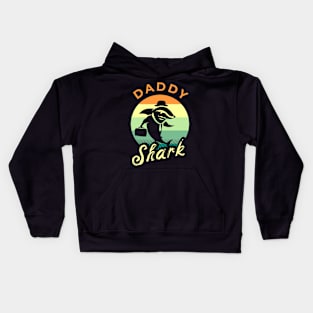 Cute Daddy Shark Outfit for a Shark Family Set Kids Hoodie